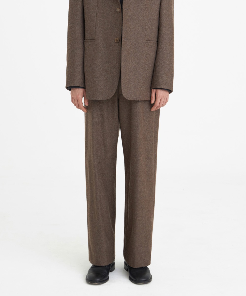 YOUTH유스 Wide Trouser Brown